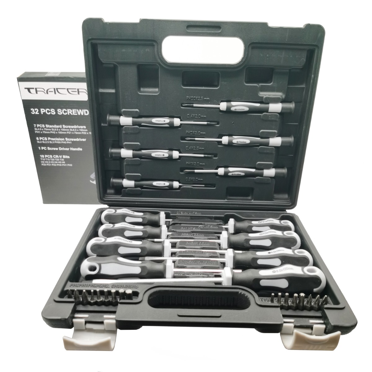Screwdriver set 32 pieces | Tool case with screwdrivers