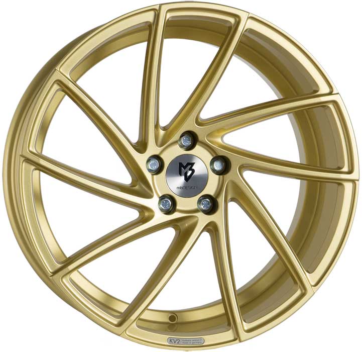 MB Design KV2 8,5x19 ET43 5x114,3 19 Inch wheel gold