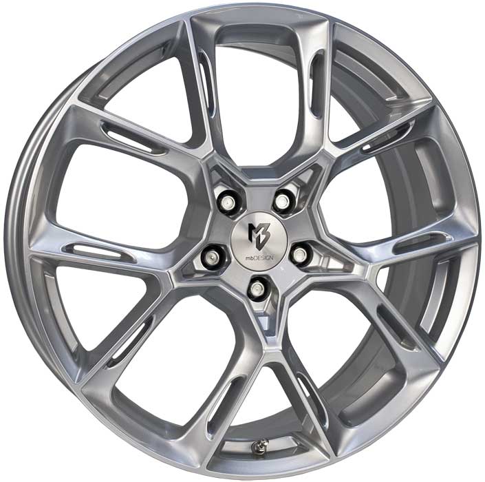 MB Design KX1 9x21 ET40 5x108 21 Inch wheel silver
