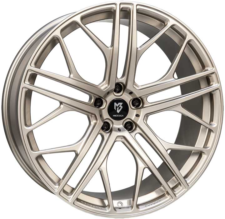 MB Design SF1 10x24 ET25 5x130 24 Inch wheel champagner