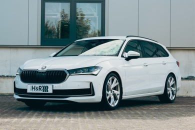 H&R lowering springs for the Škoda Superb IV estate / saloon