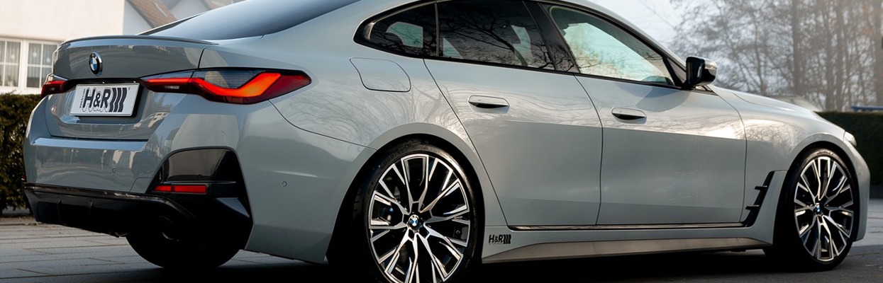 4er BMW Gran Coupe (G26) mit H&R Sportfedern 4er BMW Gran Coupe (G26) with H&R sport springs