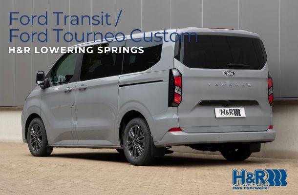 H&R lowering springs for the new Ford Transit / Ford Tourneo Custom